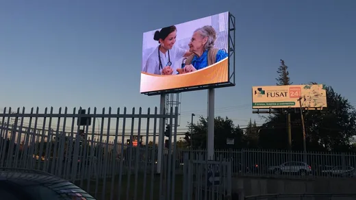 44.23sqm Outdoor Fixed LED Screen in San Diego Chile