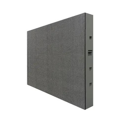 Profile metal cabinet of the Block Series outdoor fixed LED screen with rear service access