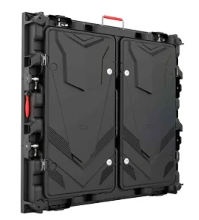 Outdoor fixed LED screen cabinet with 960x960mm die-cast aluminium frame and clean seamless design