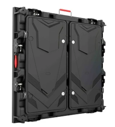 Outdoor fixed LED screen cabinet with 960x960mm die-cast aluminium frame and clean seamless design