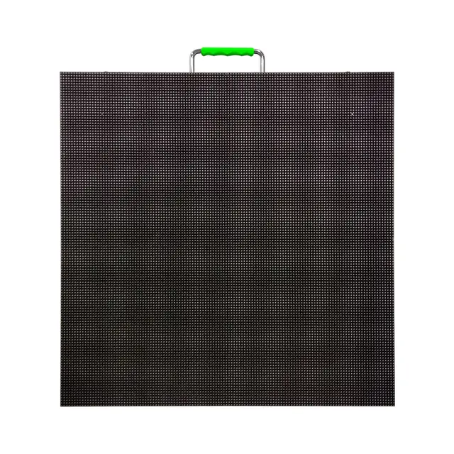 Rental LED screen cabinet U Series with aluminium die-cast housing and integrated handles