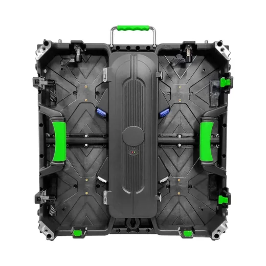 Side view of the U Series cabinet showing the fast-lock system and ultra-thin profile