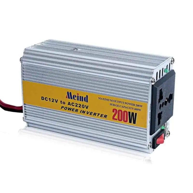 200W Power Inverter for Car DC to AC Converter with USB Universal Socket detail 1