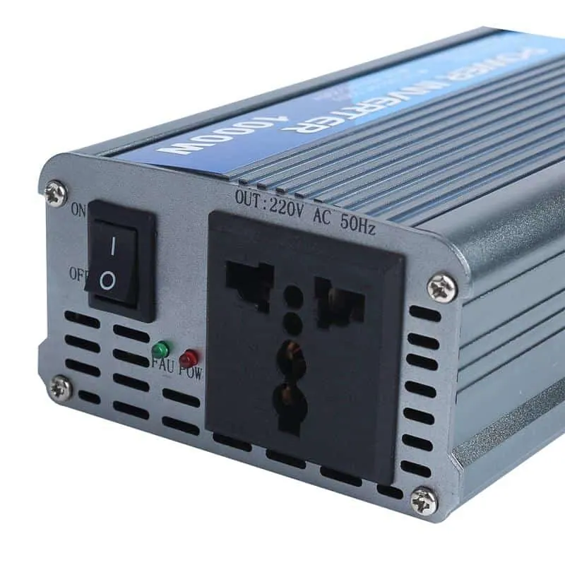 1000W 12v to 240v Power Inverter with Outside Fuses Universal/Brazil Socket view 4