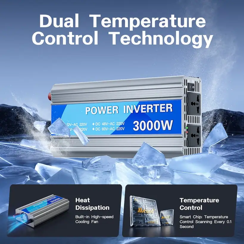 3000W Power Inverters for Home with Universal Socket detail 4