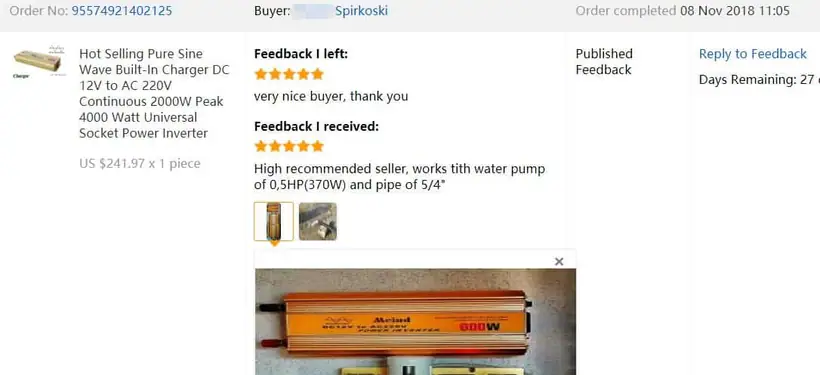 Meind 2000W Power Inverter is Working Well with Water Pump illustration 7