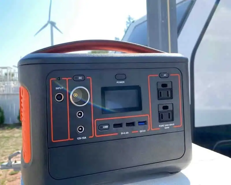 600W Pure Sine Wave Portable Power Station Power Generator with Li Battery QC 3.0 PD65W detail 5