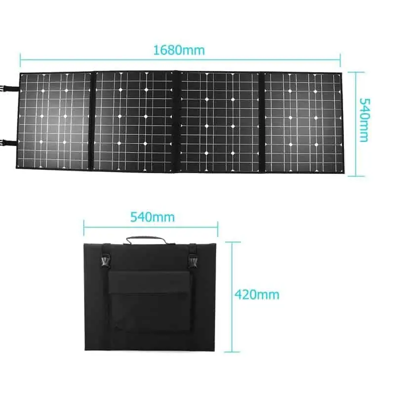 150W Portable Foldable Monocrystalline Solar Panel detail 8