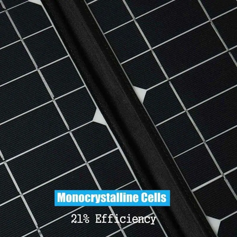 150W Portable Foldable Monocrystalline Solar Panel detail 2