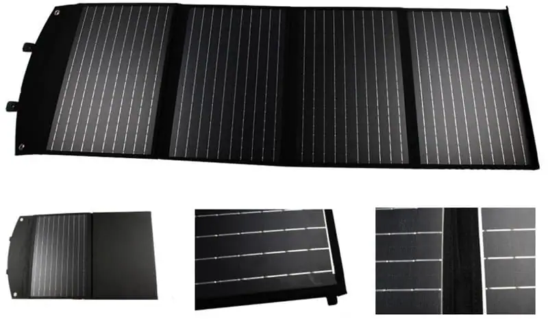 60W Foldable Portable Monocrystalline Solar Panel detail 1