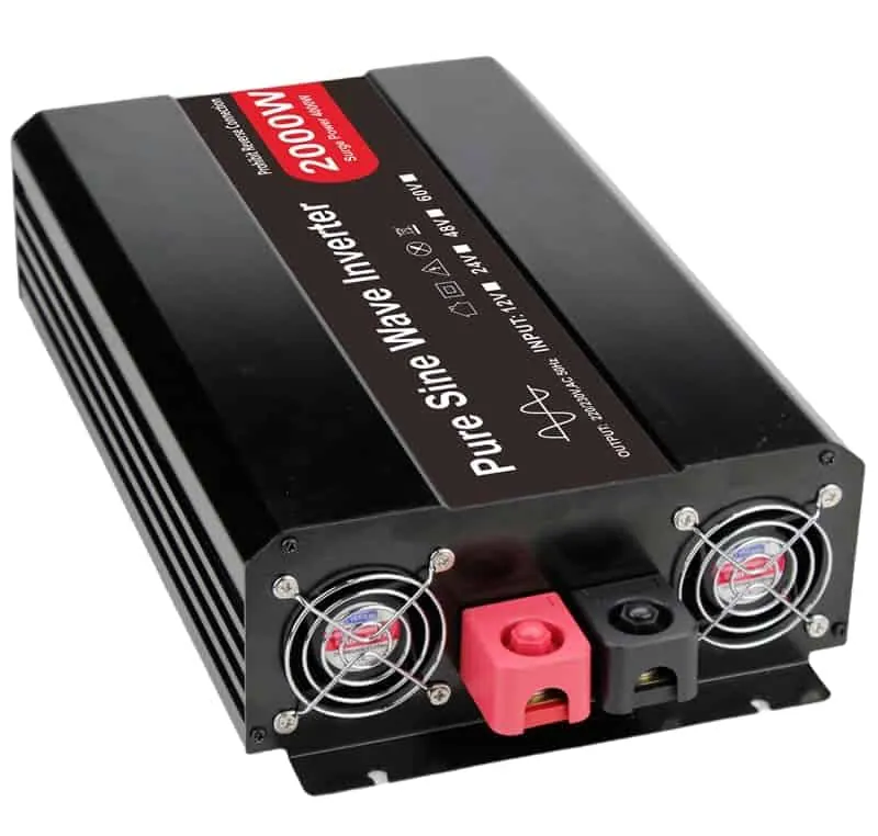 2000W DC 12V/24V/48V to AC 110V/220V Pure Sine Wave Power Inverter for Home with LCD Display view 3