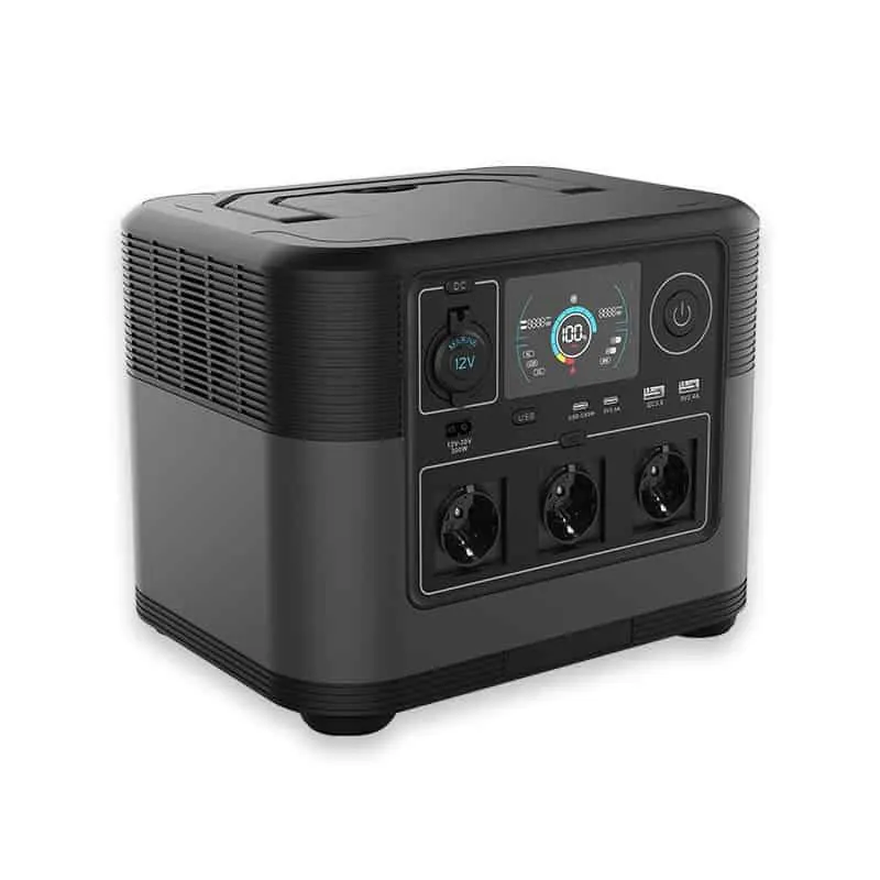 1200W Portable Power Station with PD65W QC3.0 TYPE-C LiFePO4 Battery Solar Power Supply view 2