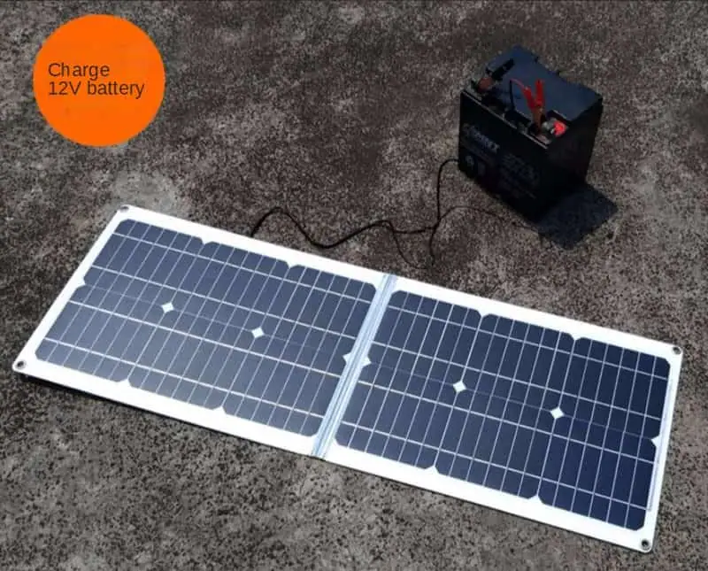 50W Foldable Portable Monocrystalline Solar Panel detail 5