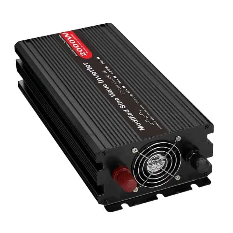 2000W DC 12V/24V/48V to AC 110V/220V Modified Sine Wave Peak 4000W Power Inverter with LCD Display view 3