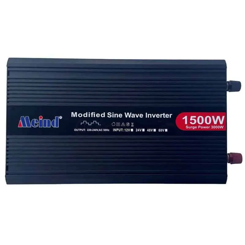 1500 Watt Inverter DC 12V/24V/48V to AC 110V/220V Modified Sine Wave Peak 3000W view 2