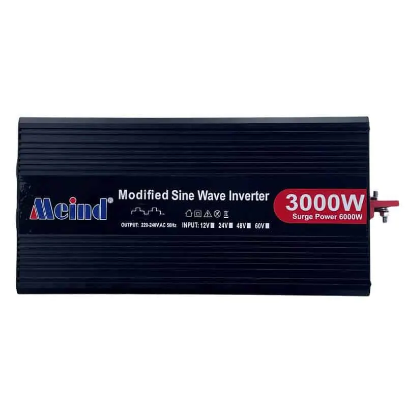 DC 12V/24V to AC 110V/220V Modified Sine Wave 3000W Power Inverter with LCD Display view 2