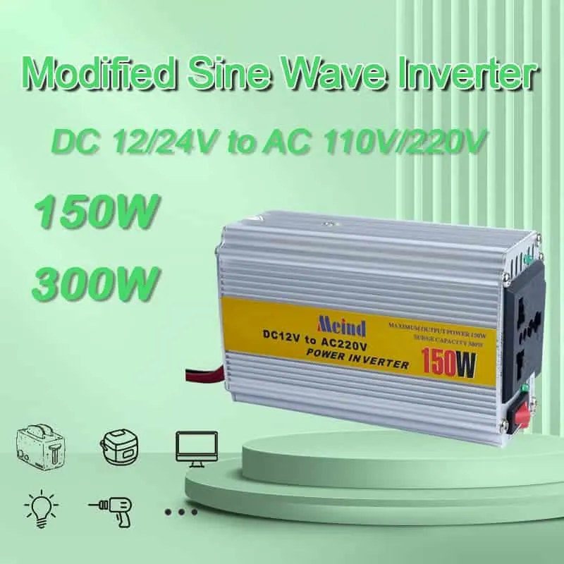 150W Power Inverter for Car with USB Universal Socket