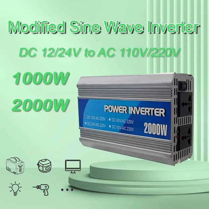 2000W Modified Sine Wave Power Inverter with Universal Socket