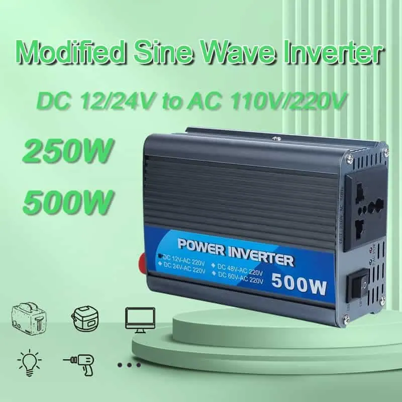 500W Modified Sine Wave DC to AC Voltage Converter