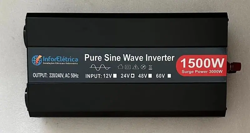 A sample order (1500W pure sine wave power inverter with charge&UPS function) is completed illustration 1