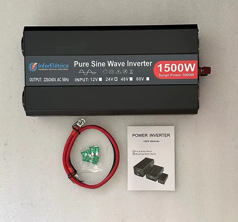 A sample order (1500W pure sine wave power inverter with charge&UPS function) is completed illustration 4