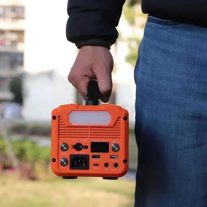 300W/500W UPS Power Station Portable Solar Power Supply Rechargeable Power Generator with Type-C LED Light detail 2