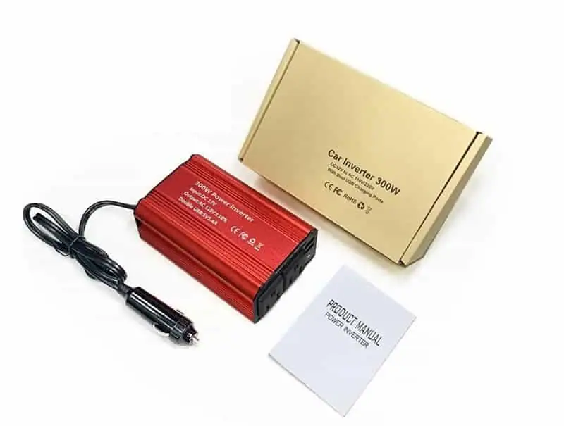 300W Modified Sine Wave Power Inverter with EU, Dual American Sockets USB QC 3.0 5.4A detail 7