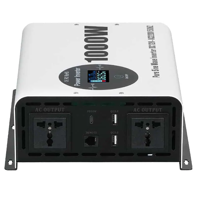 1000W Pure Sine Wave Power Inverter with LCD Wireless Remote Control view 3
