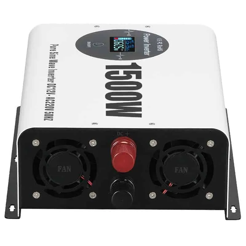 1500W Pure Sine Wave Power Inverter with LCD Wireless Remote Control view 3