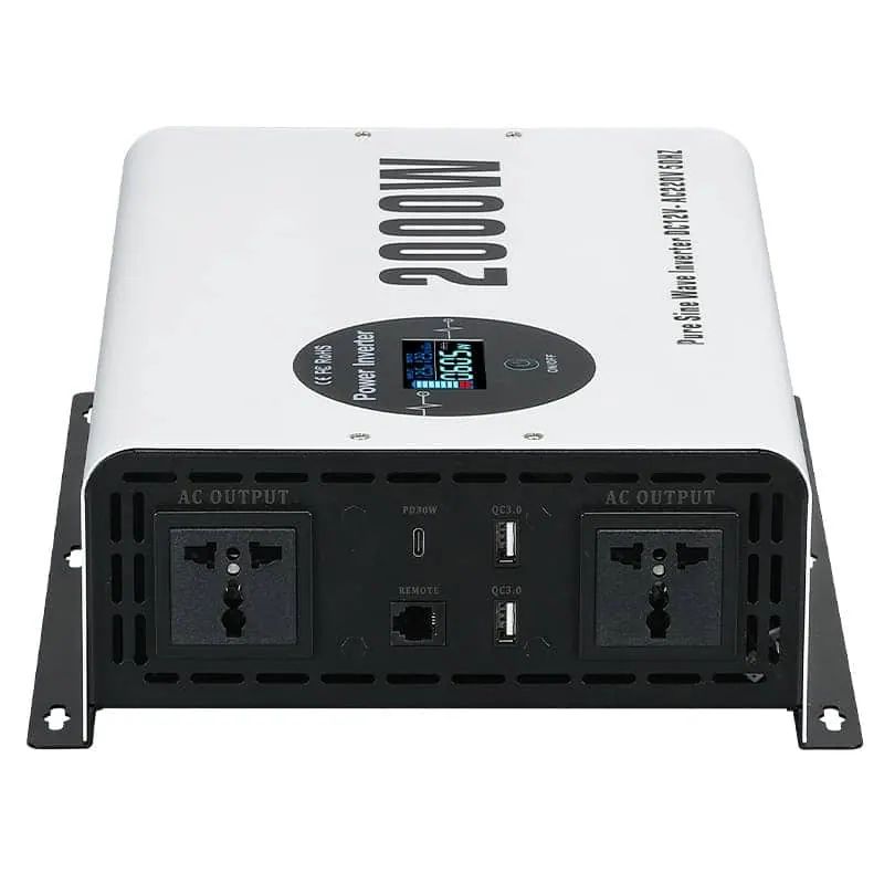 2000W Pure Sine Wave Power Inverter with LCD Wireless Remote Control view 3