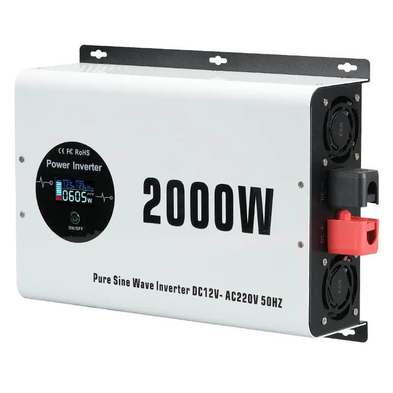 2000W Pure Sine Wave Power Inverter with LCD Wireless Remote Control view 2