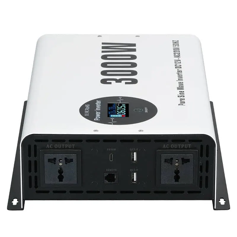 3000W Pure Sine Wave Power Inverter with LCD Wireless Remote Control view 2