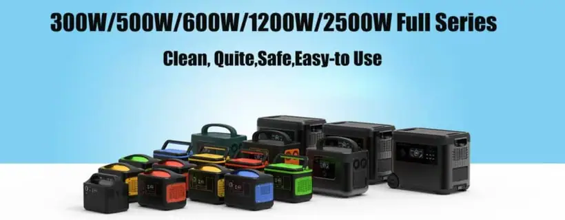 600W Pure Sine Wave Portable Power Station Power Generator with Li Battery QC 3.0 PD65W detail 1