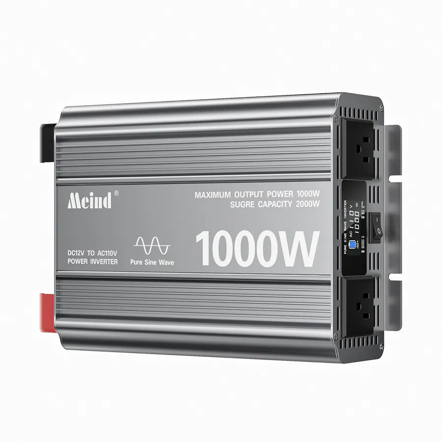 1000W DC 12V/24V/48V to AC 110V/220V Pure Sine Wave Power Inverter with LCD Display view 3