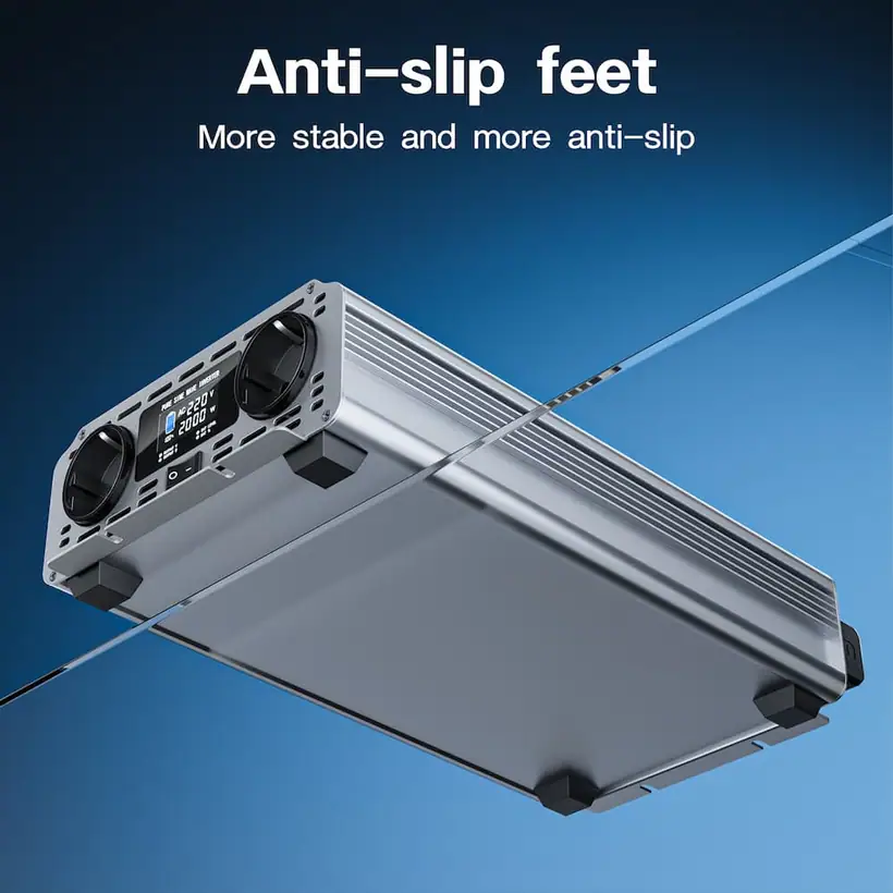 3000W DC 12V/24V/48V to AC 110V/220V Pure Sine Wave Power Inverter with LCD Display detail 6