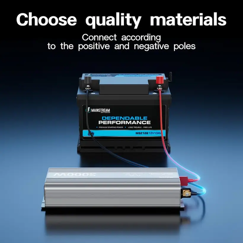 3000W DC 12V/24V/48V to AC 110V/220V Pure Sine Wave Power Inverter with LCD Display detail 5