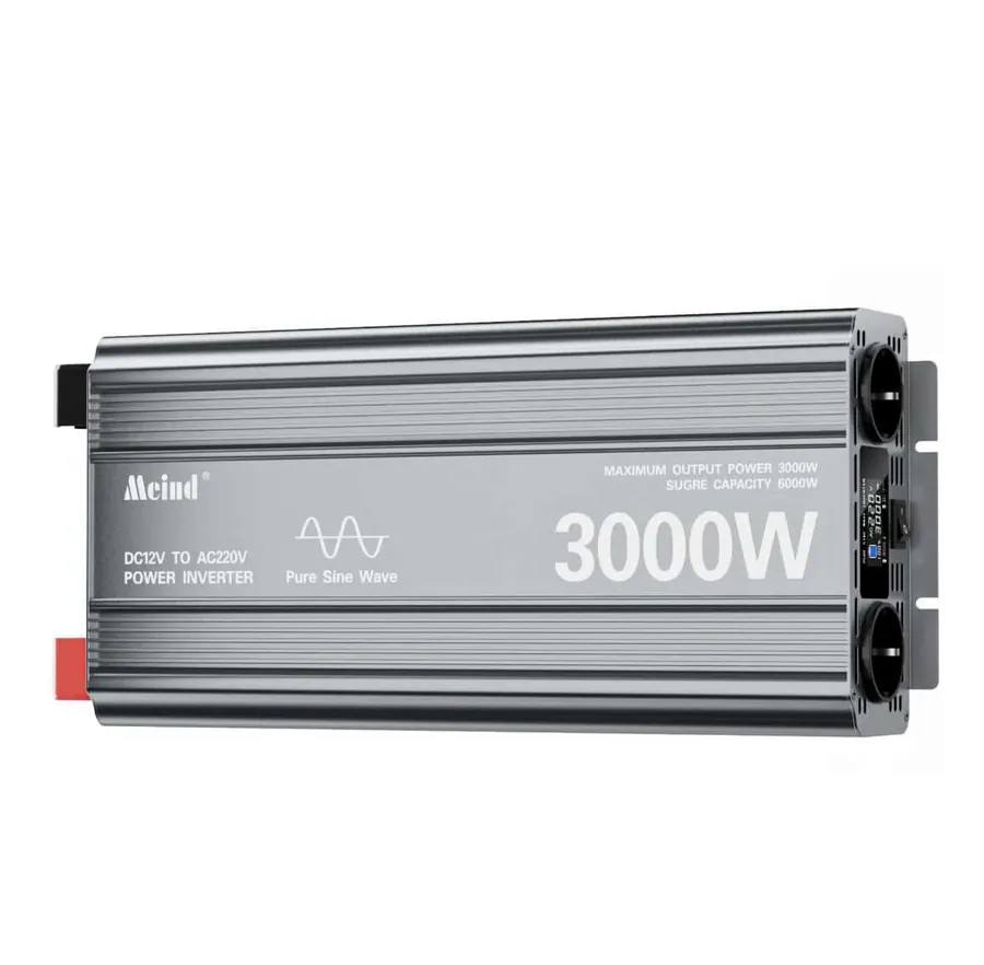 3000W DC 12V/24V/48V to AC 110V/220V Pure Sine Wave Power Inverter with LCD Display view 4