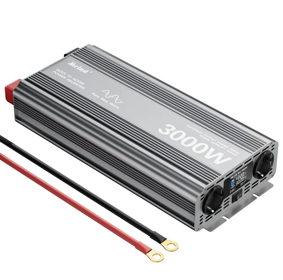 3000W DC 12V/24V/48V to AC 110V/220V Pure Sine Wave Power Inverter with LCD Display view 2