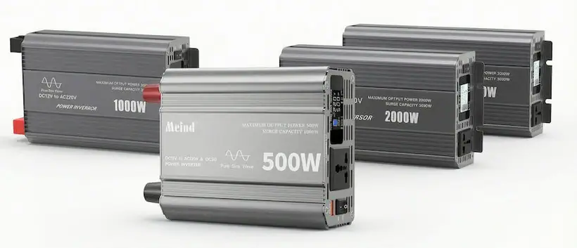 600W DC 12V/24V to AC 110V/220V Pure Sine Wave Power Inverter with LCD Display detail 1