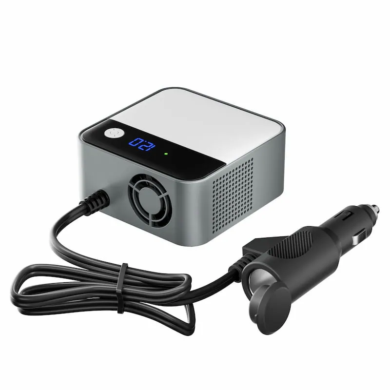 200W DC 12V to AC 220 110V Car Inverter 4 USB Output QC3.0 PD20W Fast Charging Voltage Inverter for Cars view 3