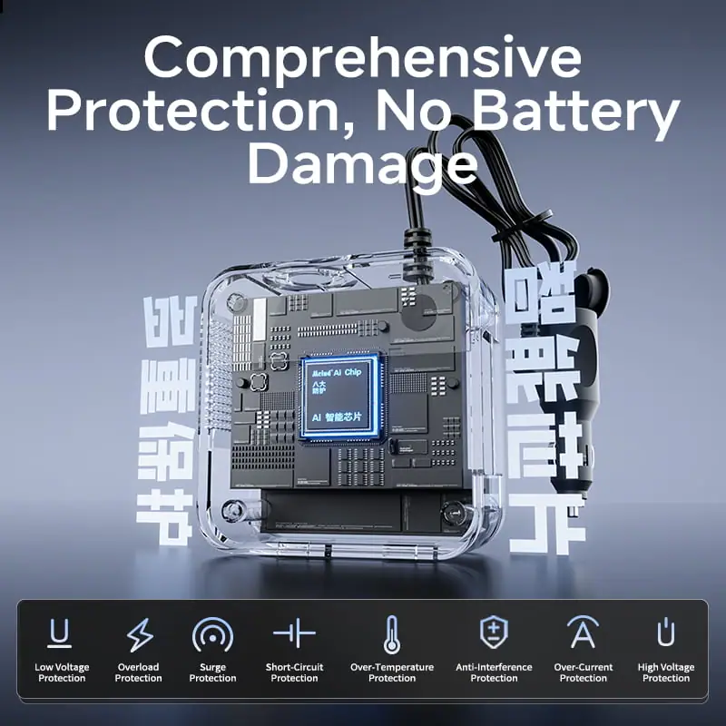 200W DC 12V to AC 220 110V Car Inverter 4 USB Output QC3.0 PD20W Fast Charging Voltage Inverter for Cars detail 7