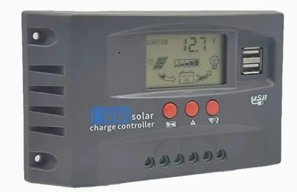 12V/24V 30A 40A 50A 60A 80A 100A Smart MPPT Solar Charge Controller with Dual USB Ports LCD Display view 3
