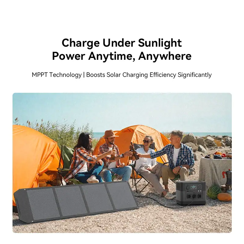 200W Portable Monocrystalline Silicon Foldable Solar Panel Kit USB Hand-Held for Mobile Phone Charger Camping detail 4
