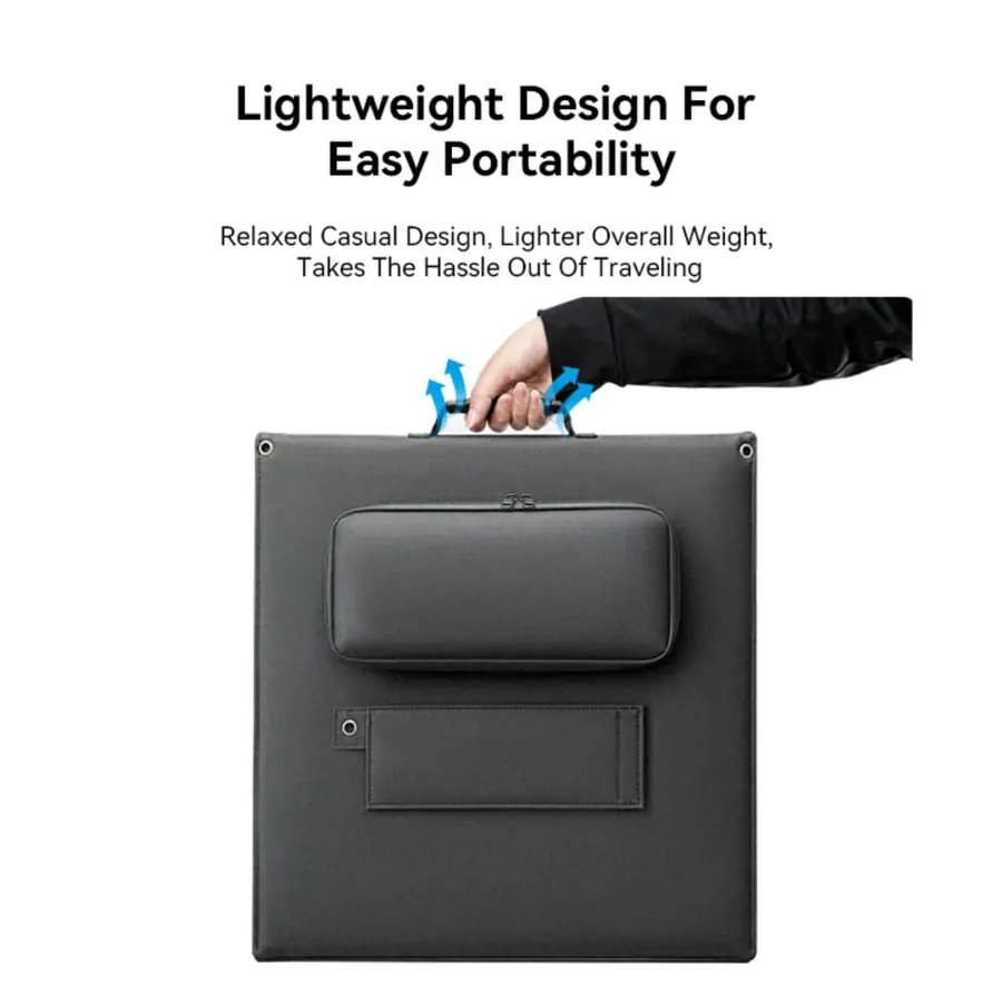200W Portable Monocrystalline Silicon Foldable Solar Panel Kit USB Hand-Held for Mobile Phone Charger Camping view 2