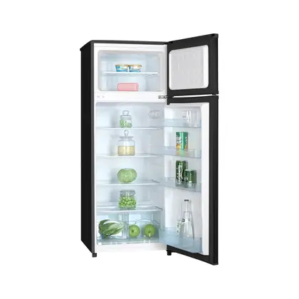Heller 206L 2-Door Direct Cooling Refrigerator (Black)