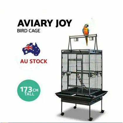 BIRD CAGE WITH CASTOR WHEELS 173CM