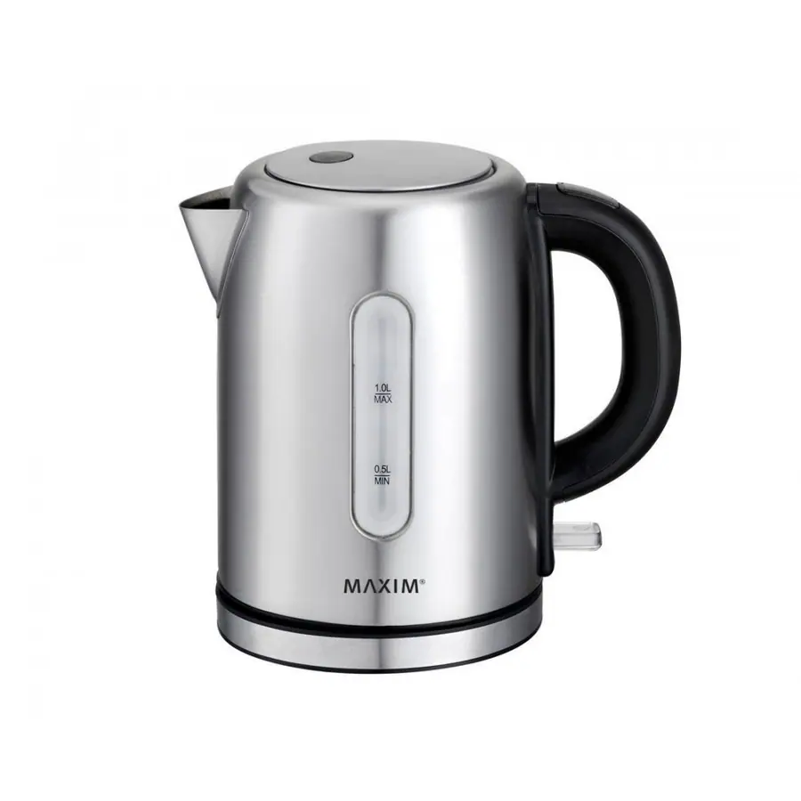 Maxim 1L Stainless Steel Cordless Kettle