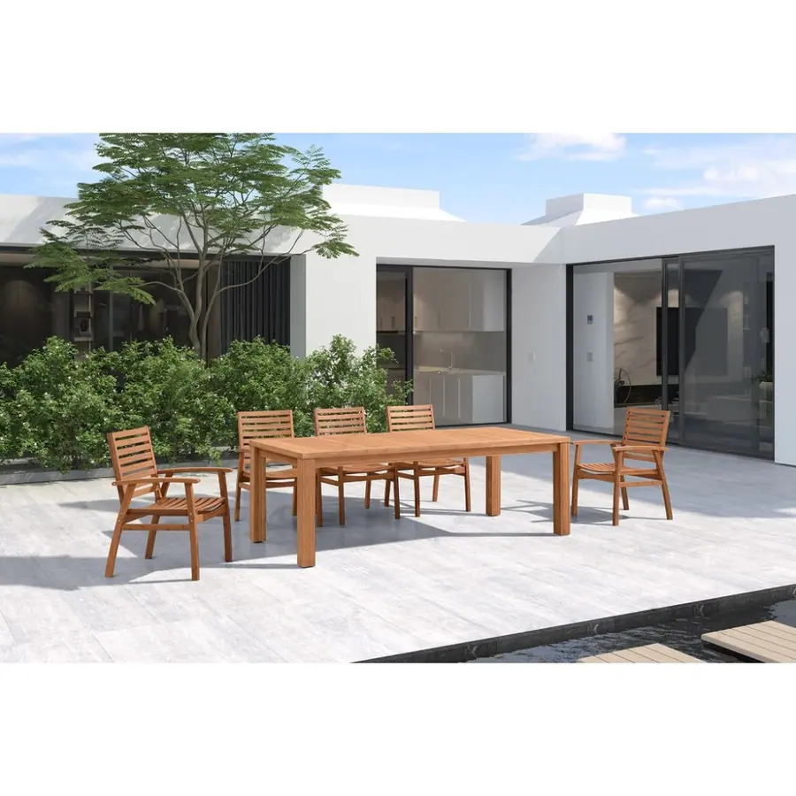 SIESTA 7PC OUTDOOR DINING SET