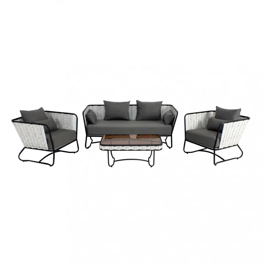 Outdoor Garden Sofa Lounge Set 4pc