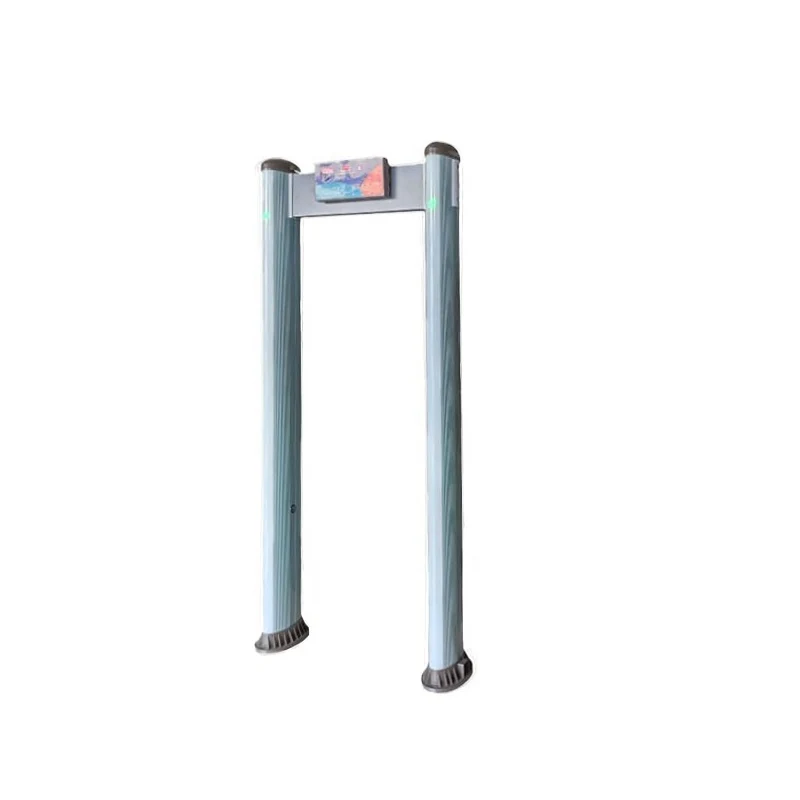 VMP7000 waterproof metal detector gate installed outdoors